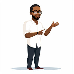 Black Male Presenter presenting 89