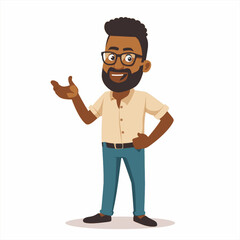 Black Male Presenter presenting 85