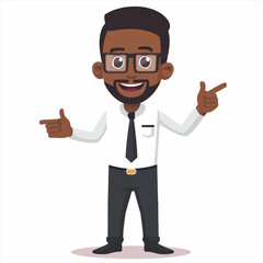 Black Male Presenter presenting 84