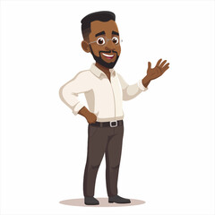 Black Male Presenter presenting 56