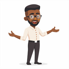 Black Male Presenter presenting 54