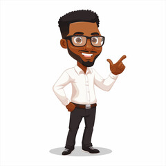 Black Male Presenter presenting 47