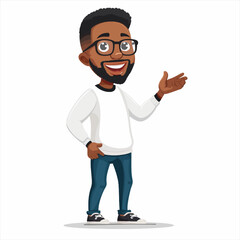 Black Male Presenter presenting 31