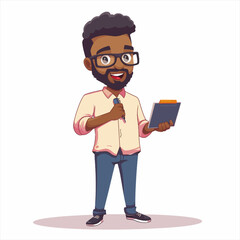 Black Male Presenter presenting 27