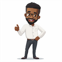 Black Male Presenter presenting 24