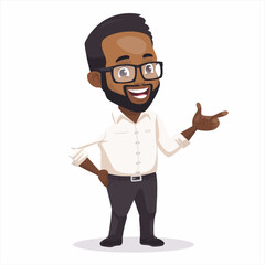 Black Male Presenter presenting 22