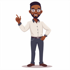 Black Male Presenter presenting 21