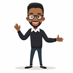 Black Male Presenter presenting 4