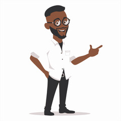 Black Male Presenter presenting 3