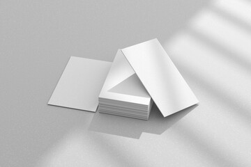 minimalistic card mockup