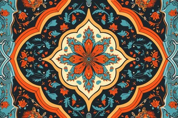 an old Arabic classic traditional style pattern background