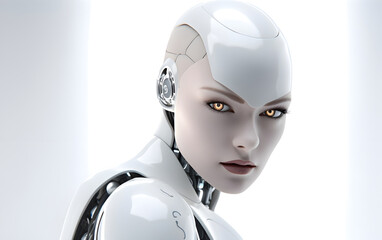AI android robot, Generative AI