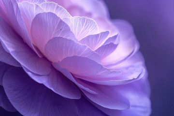 A Delicate Beauty, Purple camelia Macro Shot, ai technology