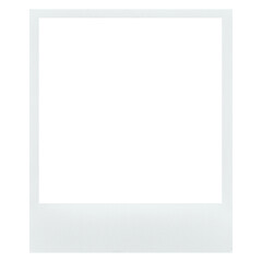 vintage film frame with a transparent background, instant photo polaroid frame isolated transparent background