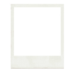 vintage film frame with a transparent background, instant photo polaroid frame isolated transparent background