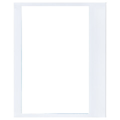 vintage film frame with a transparent background, instant photo polaroid frame isolated transparent background