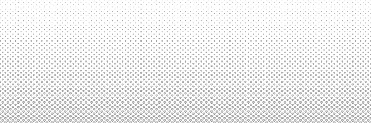 Blended  black heart line on white for pattern and background, halftone effect, Valentine's background