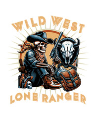 Wild xest lone ranger cowboys design
