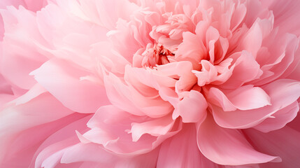 Close-Up Pink Peony Bloom