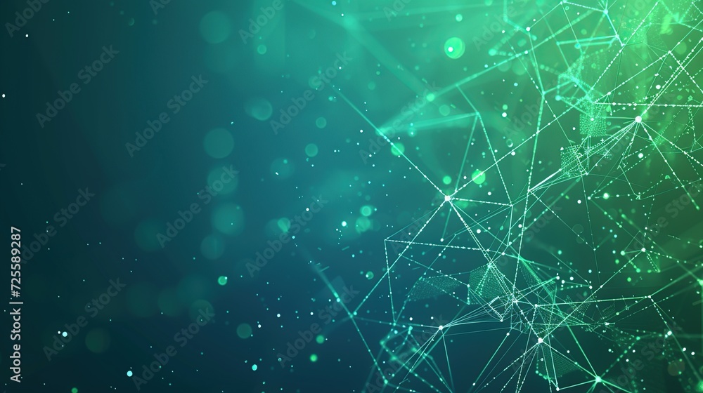 Canvas Prints modern polygonal design for graphic background, a fusion of shapes and colors. generative ai