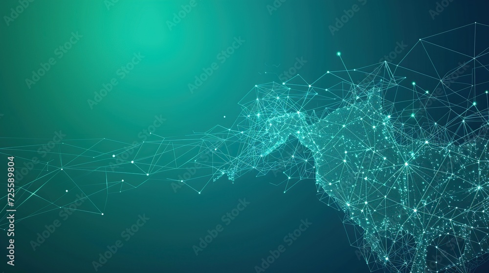 Wall mural abstract polygon for graphic design background, a versatile canvas for creativity. generative ai