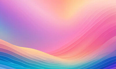 Colorful waves gradient background