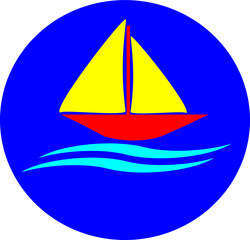 sailboat in the middle of the sea