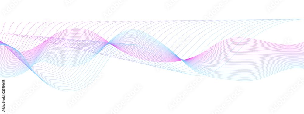 Poster abstract luxury wavy colorful flowing dynamic smooth curve lines isolated background. digital future