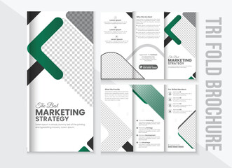 Corporate Trifold brochure template design