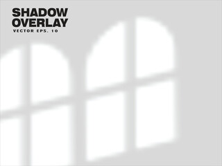 Windows shadow overlay scene. eps 10