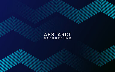 Abstract glowing circle lines on dark color background. Geometric stripe line art design. tecnology background