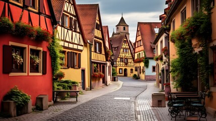 Fototapeta na wymiar Altstadt, Schongau, Deutschlandå 