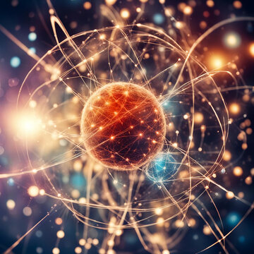 Quantenphysik und subatomare Teilchen visualisiert