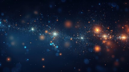 Scifi Style Particles Wallpaper Background