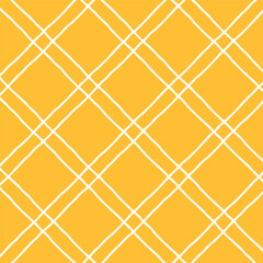 Cute colored background with brush texture effect, chalk crayon grid plaid style fine broken lines. Irregular check repeat pattern. cottagecore vibe, freehand shape, grunge noise texture, distortion