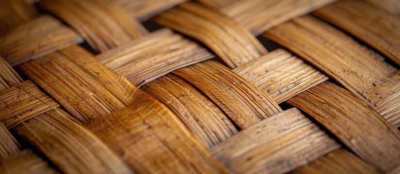 Textured rattan wood