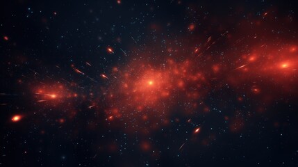 Scifi Style Particles Wallpaper Background