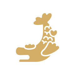 日本の金鯱アイコン
