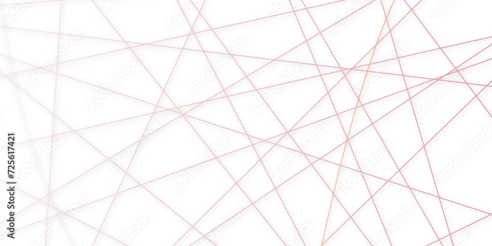 Poster abstract lines with red, white background creative and geometric shape background. abstract seamless