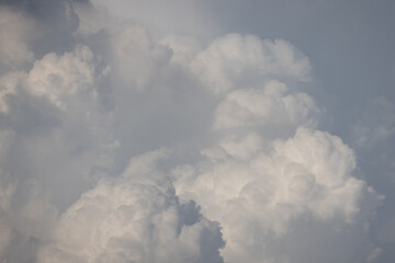 white cloud background and texture. grey sky background.