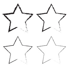 Star icon on white background, eps10
