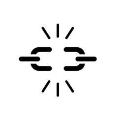 breaking of shackles solid icon