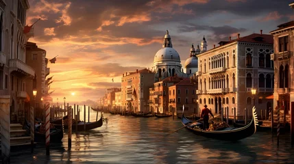 Zelfklevend Fotobehang Grand Canal in Venice  © Ziyan Yang