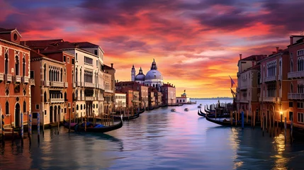 Deurstickers Grand Canal in Venice  © Ziyan Yang