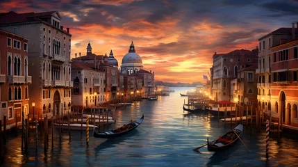 Behangcirkel Grand Canal in Venice  © Ziyan Yang
