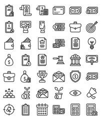 Business And Finance Icon Set