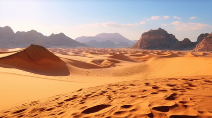 Naklejka premium Sand dune desert