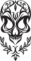 The mask tattoo designs vector