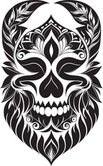 The mask tattoo designs vector