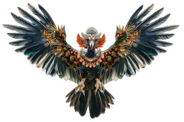 Tuinposter Garuda Full Body with Wings © Ariestia